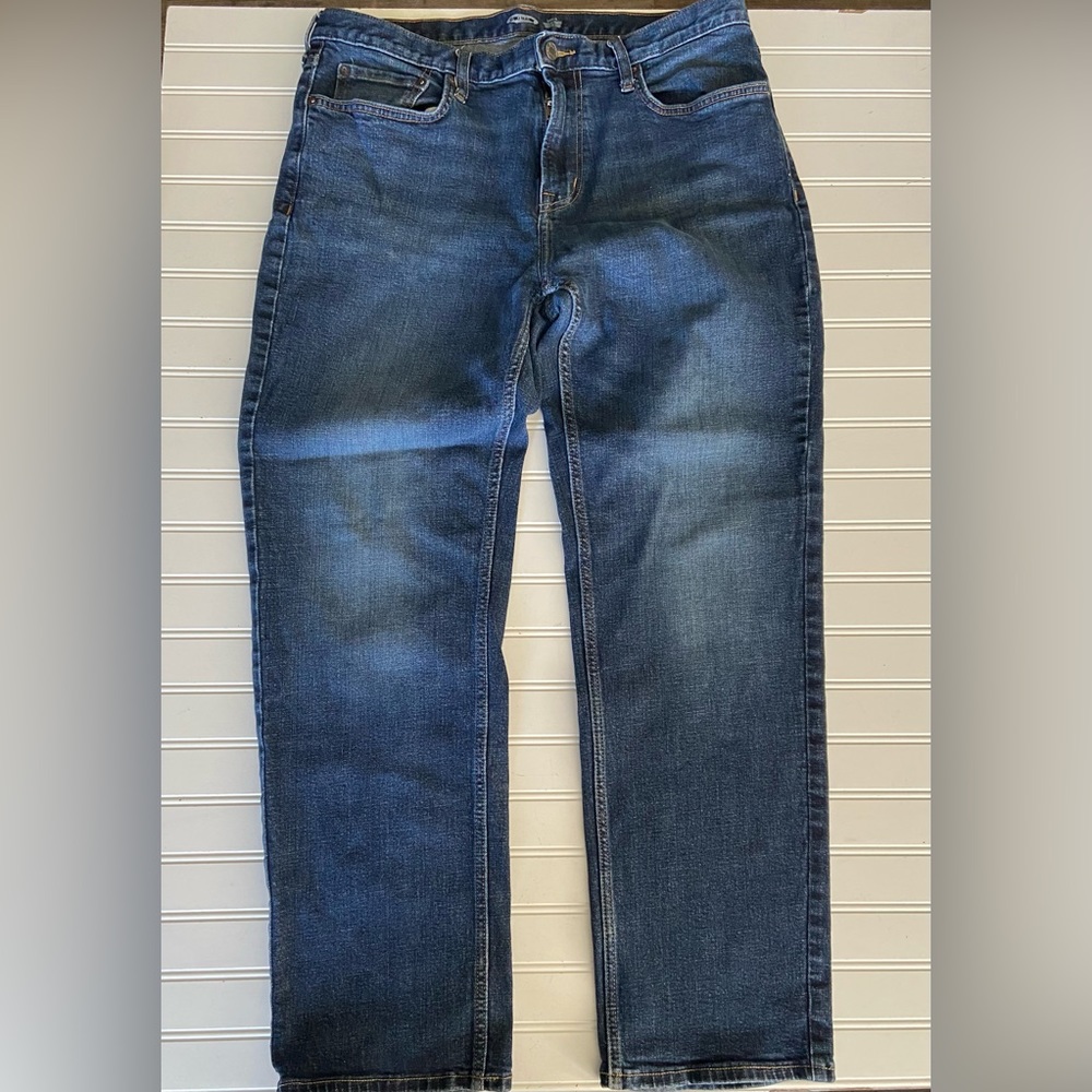 Old Navy Mens Loose Fit Blue Jeans Sz 36 x 32 Pre Owned Excellent Condition - Picture 1 of 6